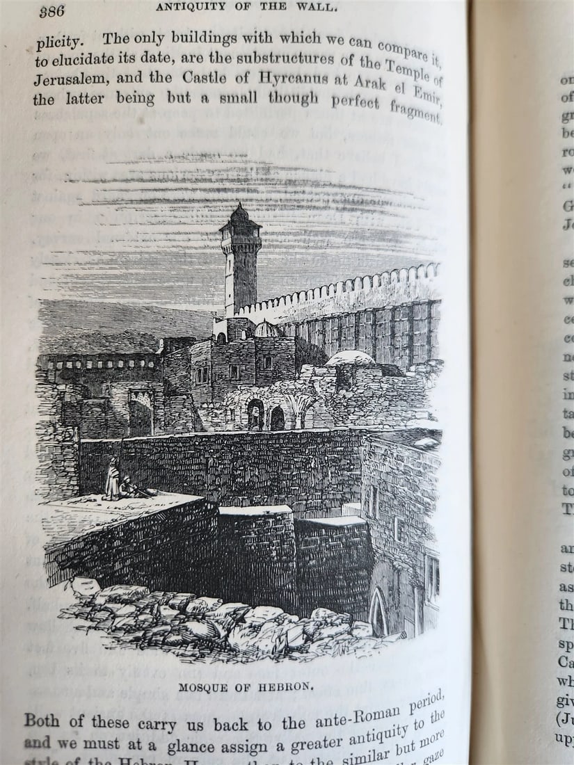 1876 THE LAND OF ISRAEL JOURNAL OF TRAVELS in PALESTINE ILLUSTRATED antique - 11