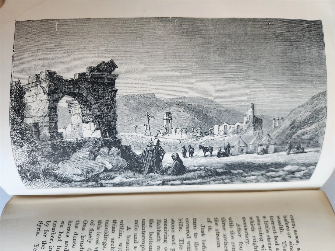 1876 THE LAND OF ISRAEL JOURNAL OF TRAVELS in PALESTINE ILLUSTRATED antique - 13