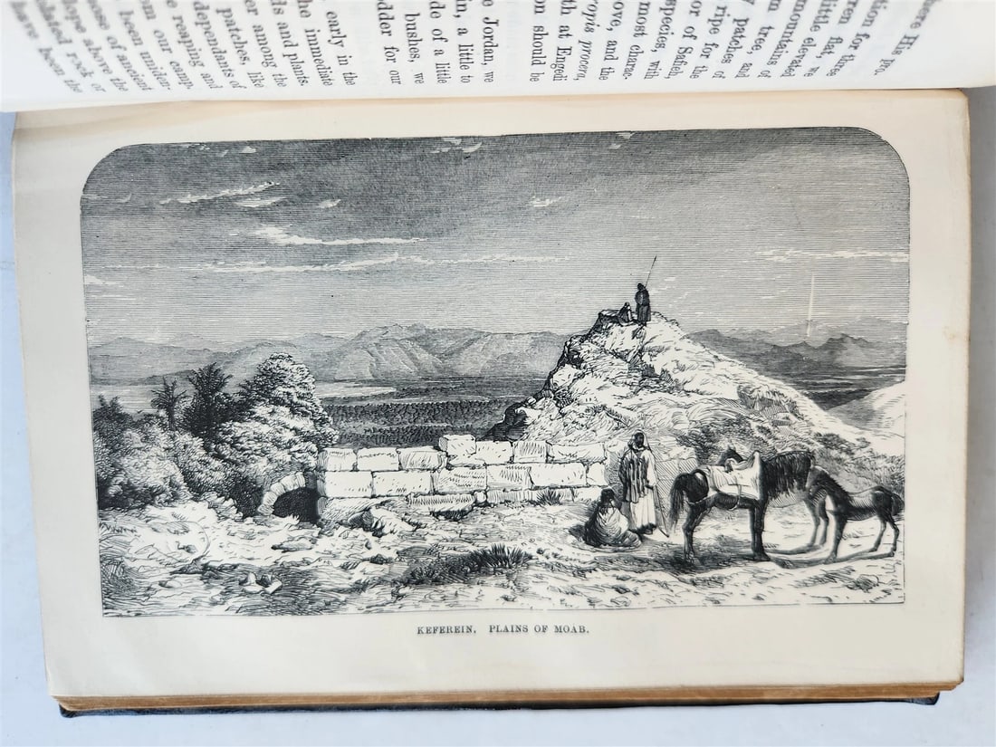 1876 THE LAND OF ISRAEL JOURNAL OF TRAVELS in PALESTINE ILLUSTRATED antique - 15