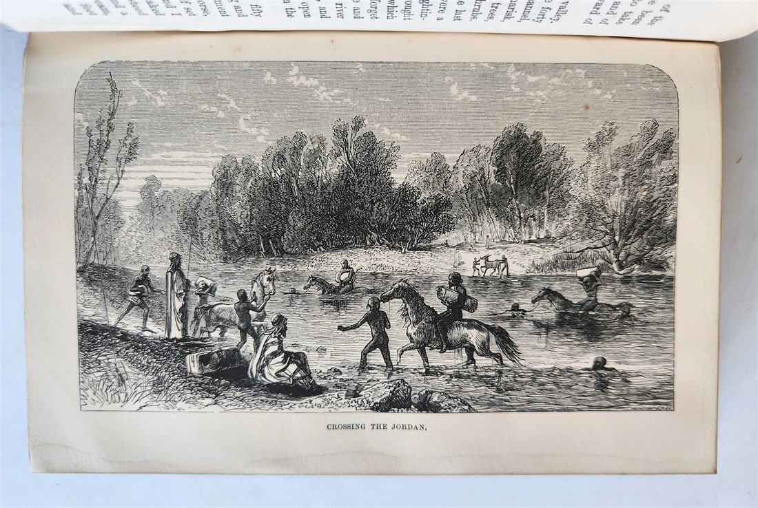 1876 THE LAND OF ISRAEL JOURNAL OF TRAVELS in PALESTINE ILLUSTRATED antique - 16
