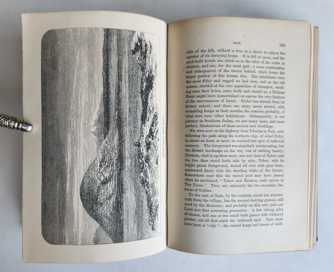 1876 THE LAND OF ISRAEL JOURNAL OF TRAVELS in PALESTINE ILLUSTRATED antique - 6