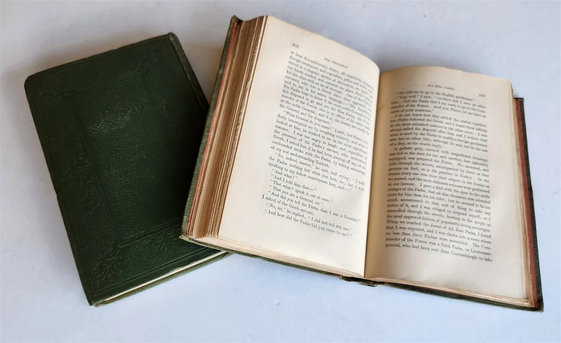 1853 FRONTIER LANDS of CHRISTIAN & TURK antique 2 VOLUMES w/ MAP by J.Skene - 4