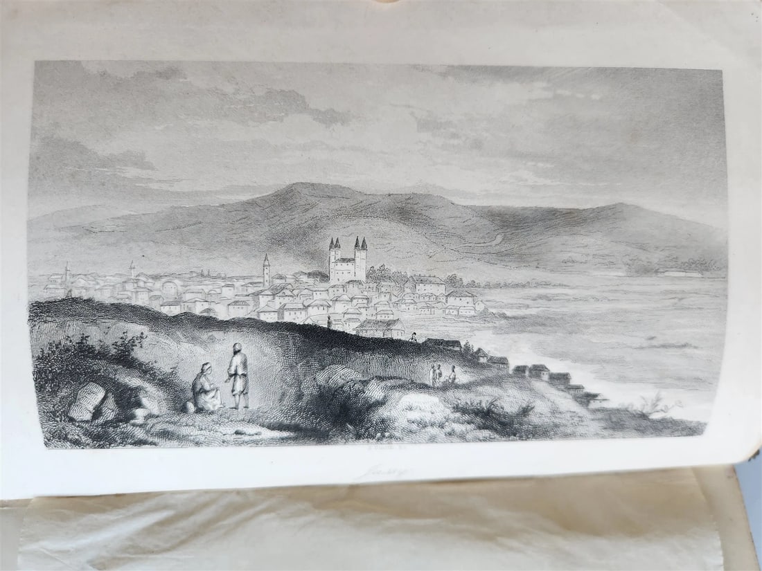 1853 FRONTIER LANDS of CHRISTIAN & TURK antique 2 VOLUMES w/ MAP by J.Skene - 5