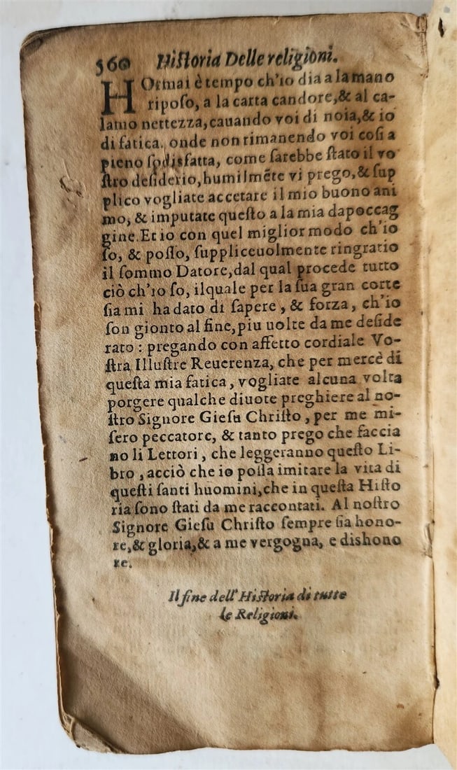 1590 HISTORY of WORLD'S RELIGIONS antique 16th CENTURY VELLUM BOUND - 7