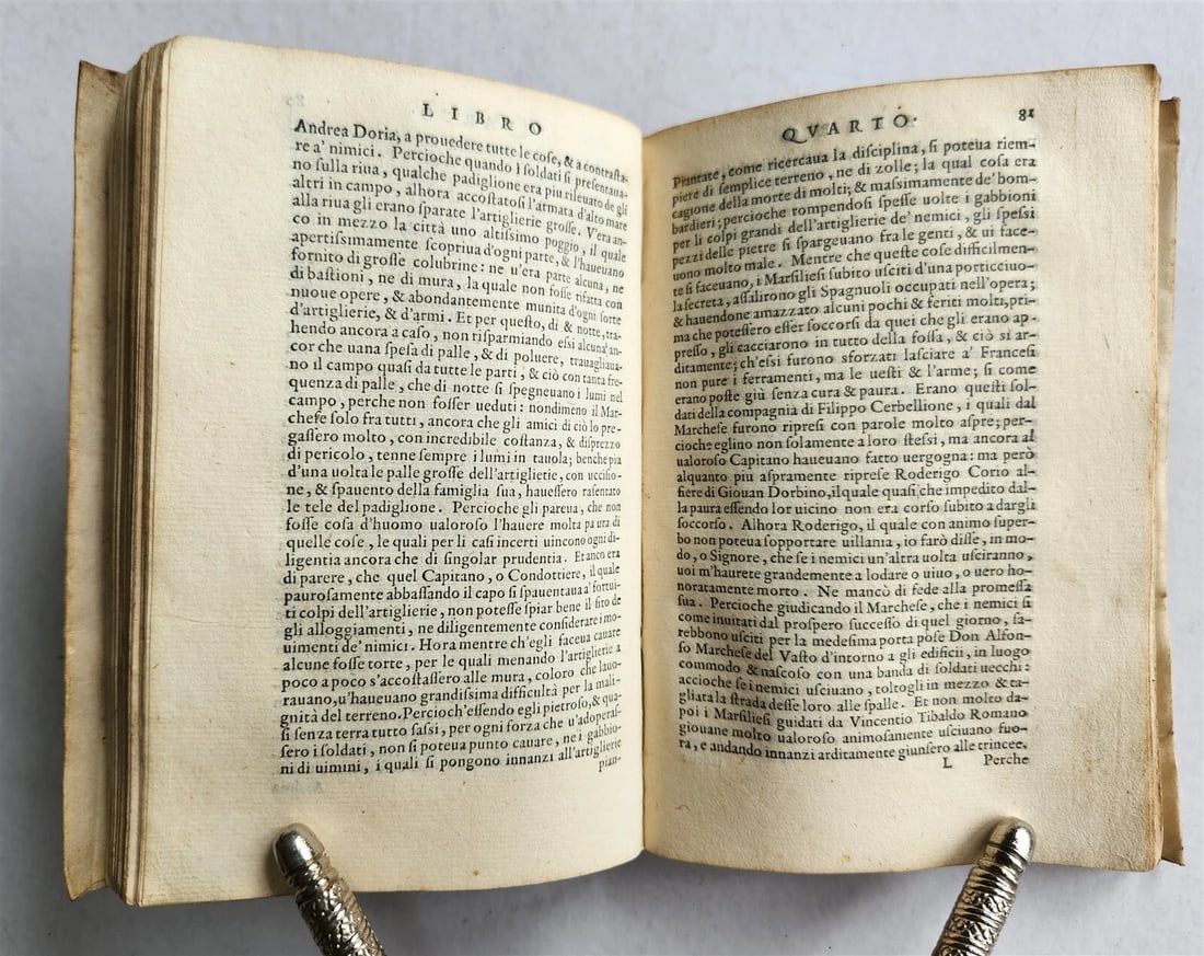 1557 PAOLO GIOVIO antique Life of Don Ferrando Davalo Marquis of Pescara VELLUM - 12
