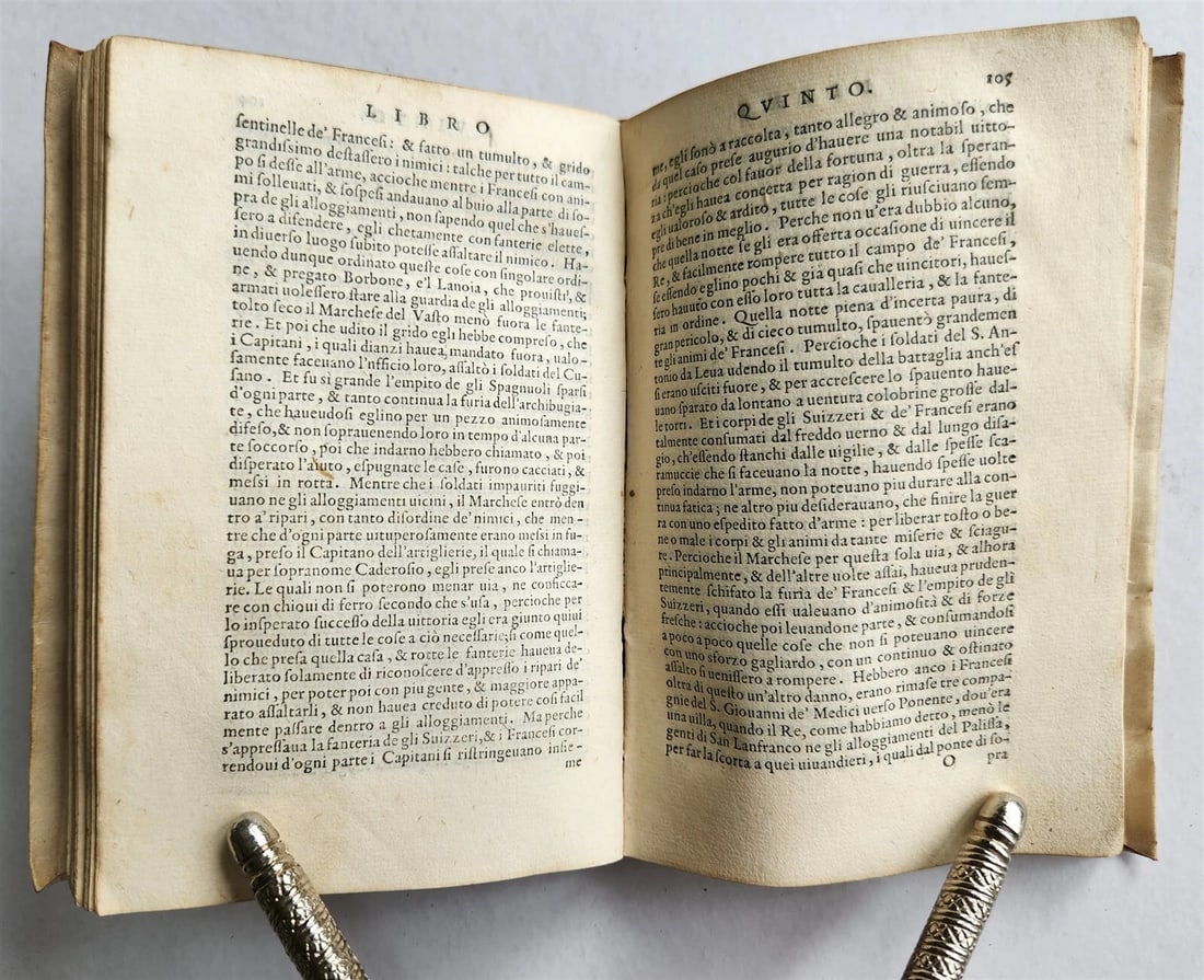 1557 PAOLO GIOVIO antique Life of Don Ferrando Davalo Marquis of Pescara VELLUM - 5