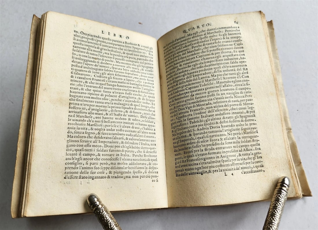 1557 PAOLO GIOVIO antique Life of Don Ferrando Davalo Marquis of Pescara VELLUM - 7