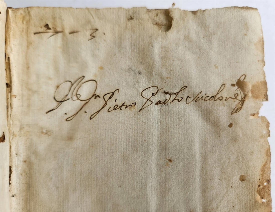 1551 Jean TIXIER antique VELLUM BOUND Officinae Ioannis Rauisii Textoris - 4