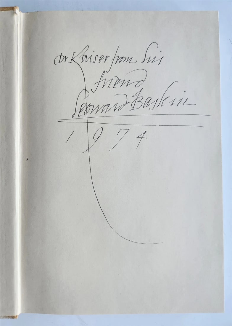 1969 DIVINE COMEDY by DANTE illustrated & SIGNED! by LEONARD BASKIN 3 VOLUMES - 5
