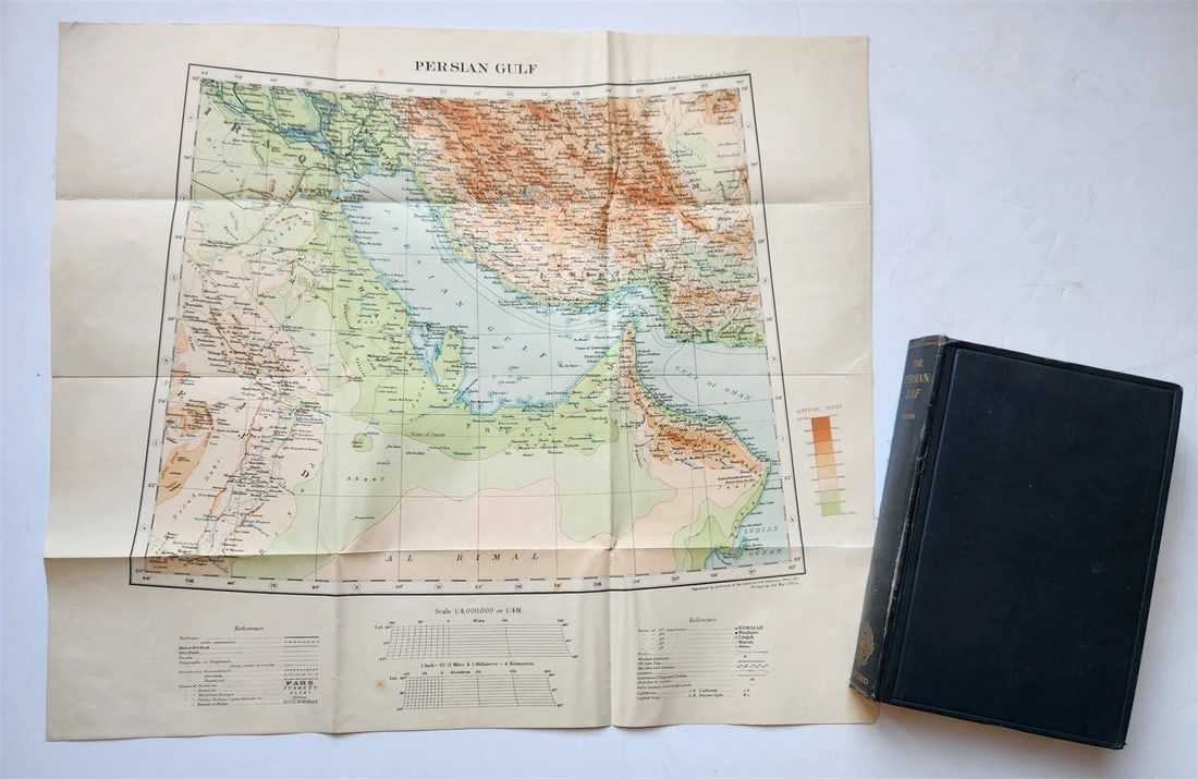 1928 THE PERSIAN GULF by ARNOLD WILSON antique (1 of 20)