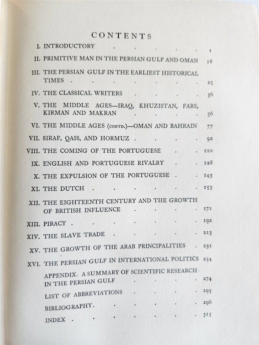 1928 THE PERSIAN GULF by ARNOLD WILSON antique - 9