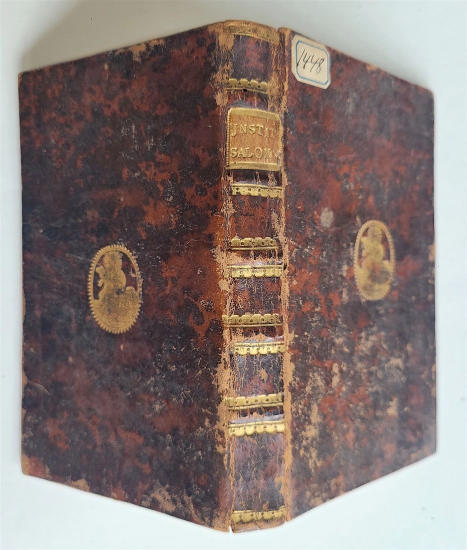 1744 ADOLESCENS ACADEMICUS sub institutione SALOMONIS antique ILLUSTRATED - 3
