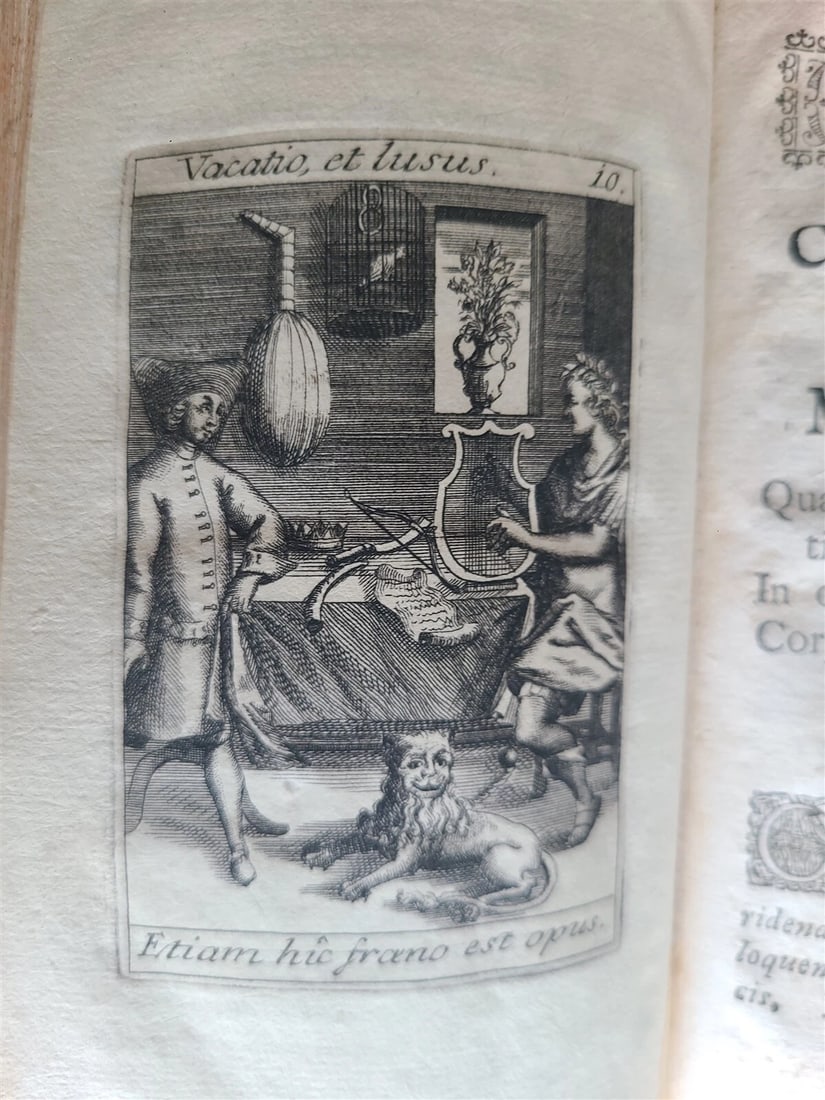 1744 ADOLESCENS ACADEMICUS sub institutione SALOMONIS antique ILLUSTRATED - 9