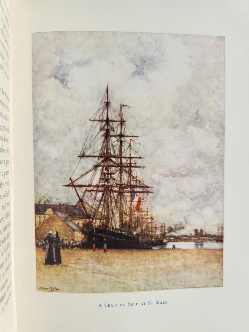 1906 PICTURESQUE BRITTANY by Mrs. Arthur G. Bell antique ILLUSTRATED - 4