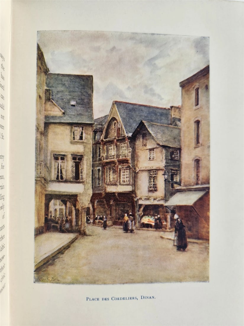1906 PICTURESQUE BRITTANY by Mrs. Arthur G. Bell antique ILLUSTRATED - 7