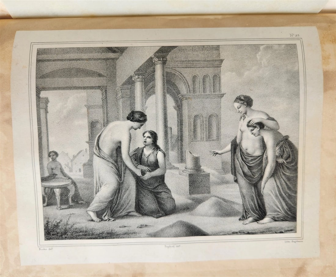 1825 Les Amours de Psyche et de Cupidon ILLUSTRATED w/29 ENGRAVINGS antique - 10