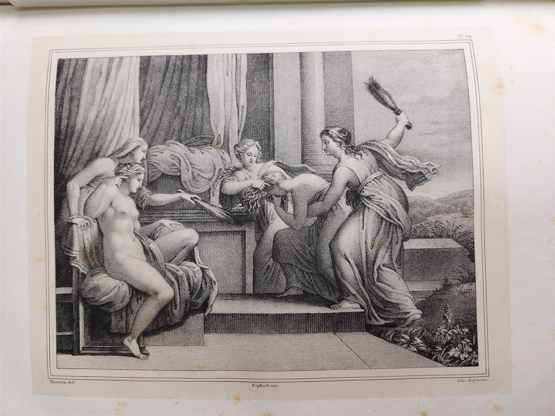 1825 Les Amours de Psyche et de Cupidon ILLUSTRATED w/29 ENGRAVINGS antique - 13
