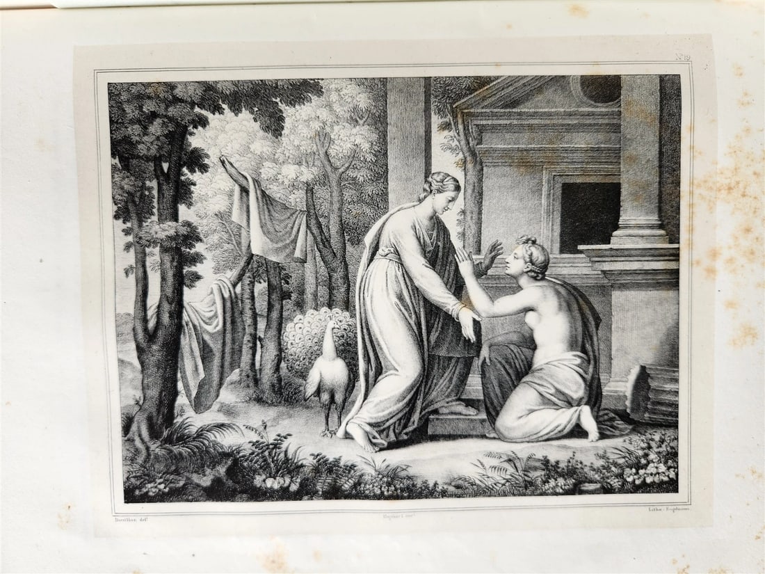 1825 Les Amours de Psyche et de Cupidon ILLUSTRATED w/29 ENGRAVINGS antique - 14