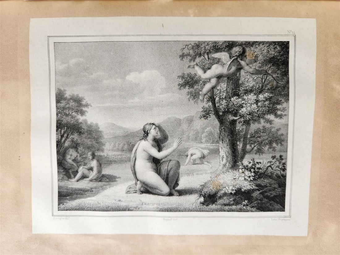 1825 Les Amours de Psyche et de Cupidon ILLUSTRATED w/29 ENGRAVINGS antique - 16