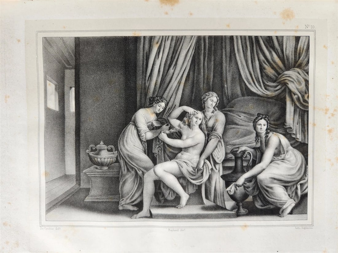 1825 Les Amours de Psyche et de Cupidon ILLUSTRATED w/29 ENGRAVINGS antique - 18