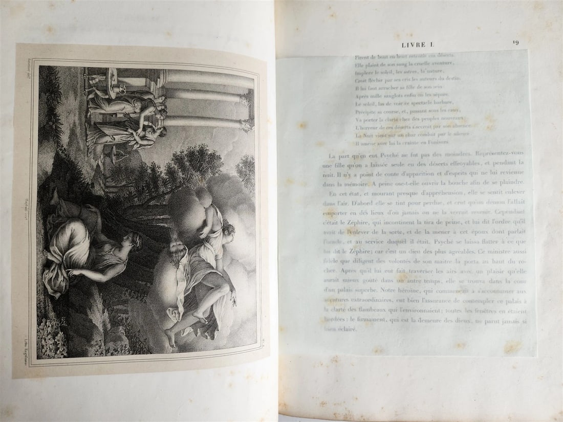 1825 Les Amours de Psyche et de Cupidon ILLUSTRATED w/29 ENGRAVINGS antique - 19