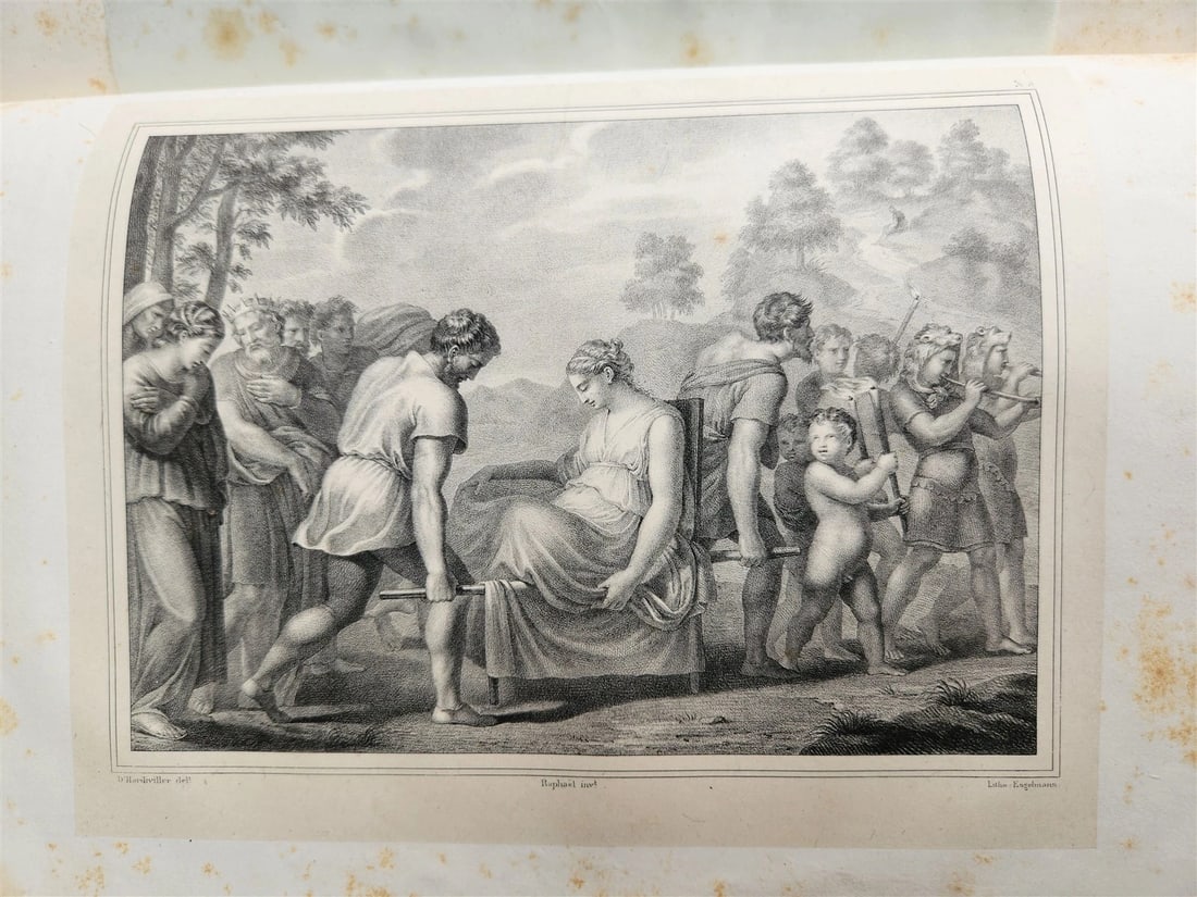 1825 Les Amours de Psyche et de Cupidon ILLUSTRATED w/29 ENGRAVINGS antique - 20