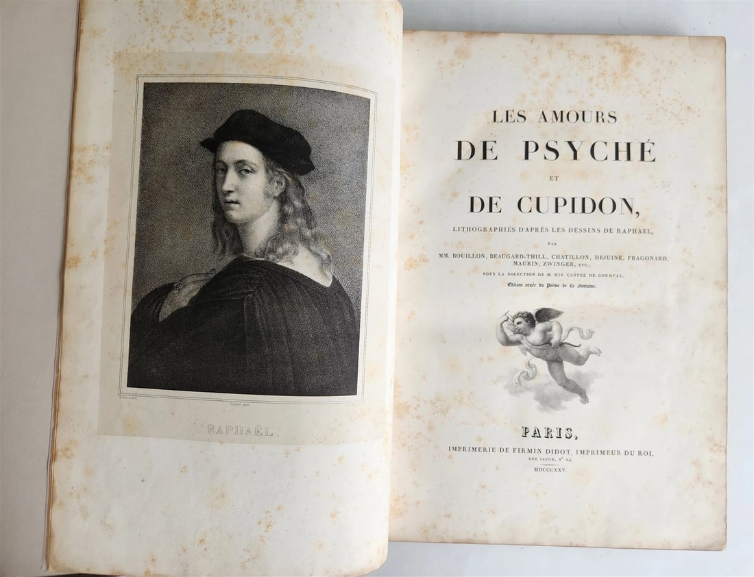 1825 Les Amours de Psyche et de Cupidon ILLUSTRATED w/29 ENGRAVINGS antique - 2