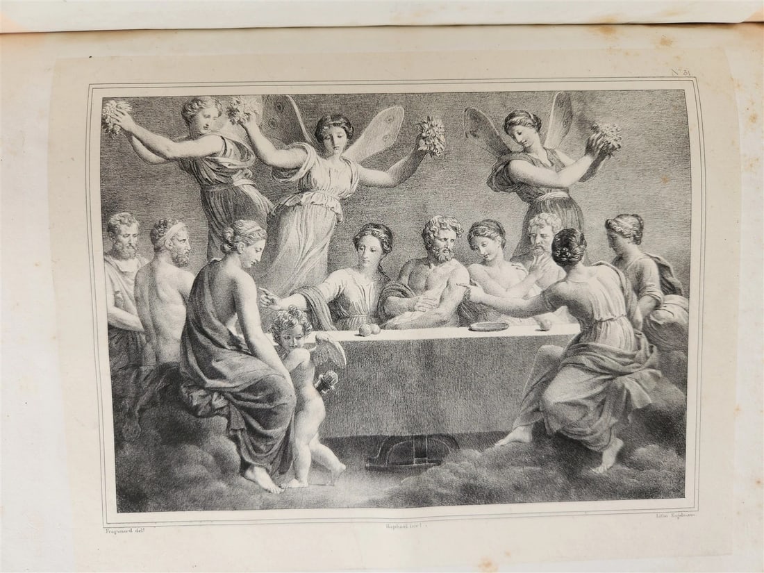 1825 Les Amours de Psyche et de Cupidon ILLUSTRATED w/29 ENGRAVINGS antique - 4