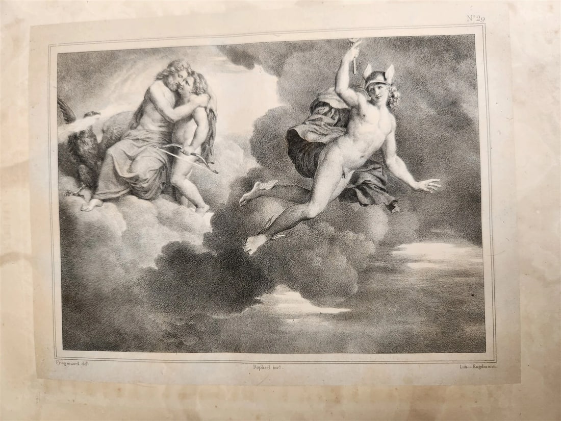 1825 Les Amours de Psyche et de Cupidon ILLUSTRATED w/29 ENGRAVINGS antique - 5