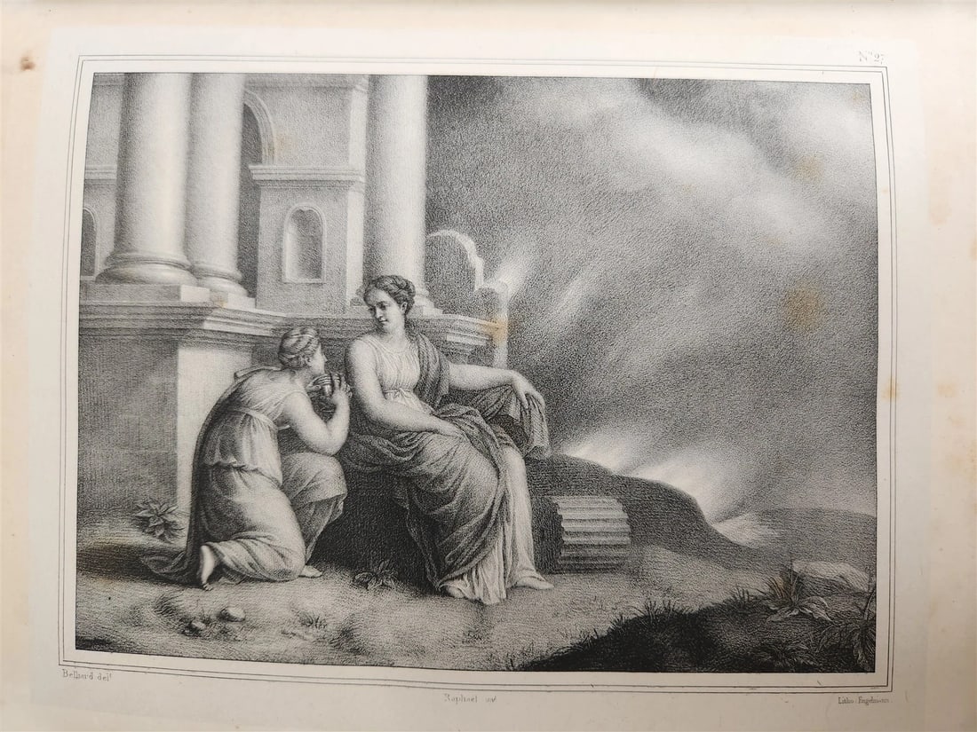 1825 Les Amours de Psyche et de Cupidon ILLUSTRATED w/29 ENGRAVINGS antique - 7