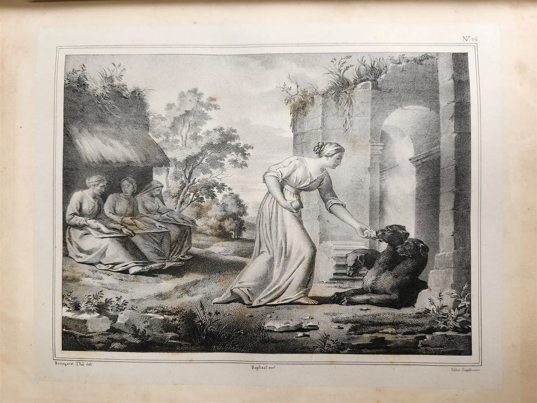 1825 Les Amours de Psyche et de Cupidon ILLUSTRATED w/29 ENGRAVINGS antique - 8