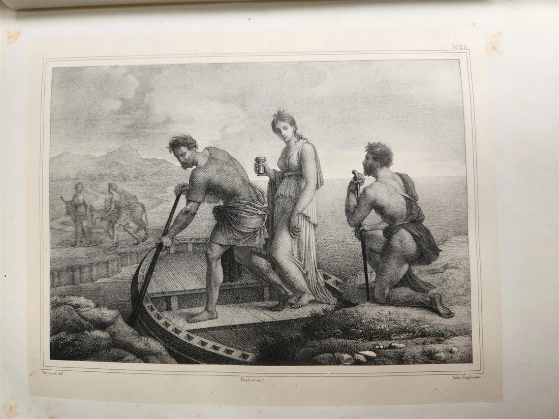 1825 Les Amours de Psyche et de Cupidon ILLUSTRATED w/29 ENGRAVINGS antique - 9