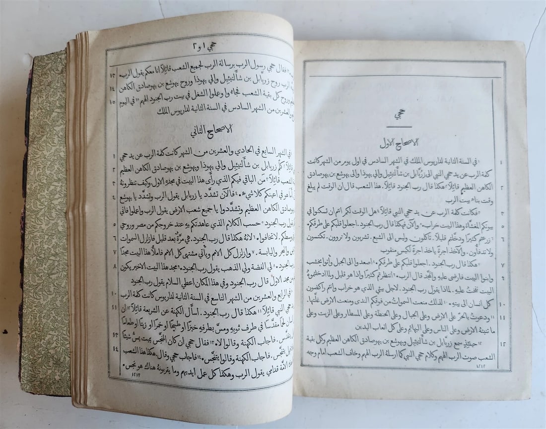 1890s BIBLE in ARABIC LANGUAGE antique OLD TESTAMENT - 11