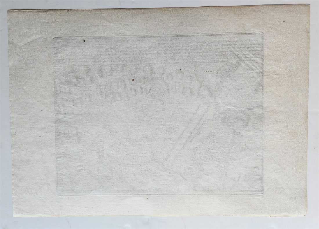 1705 FRANCE antique MAP Battle plan of Louis Le Grand Dauphin's campain - 4