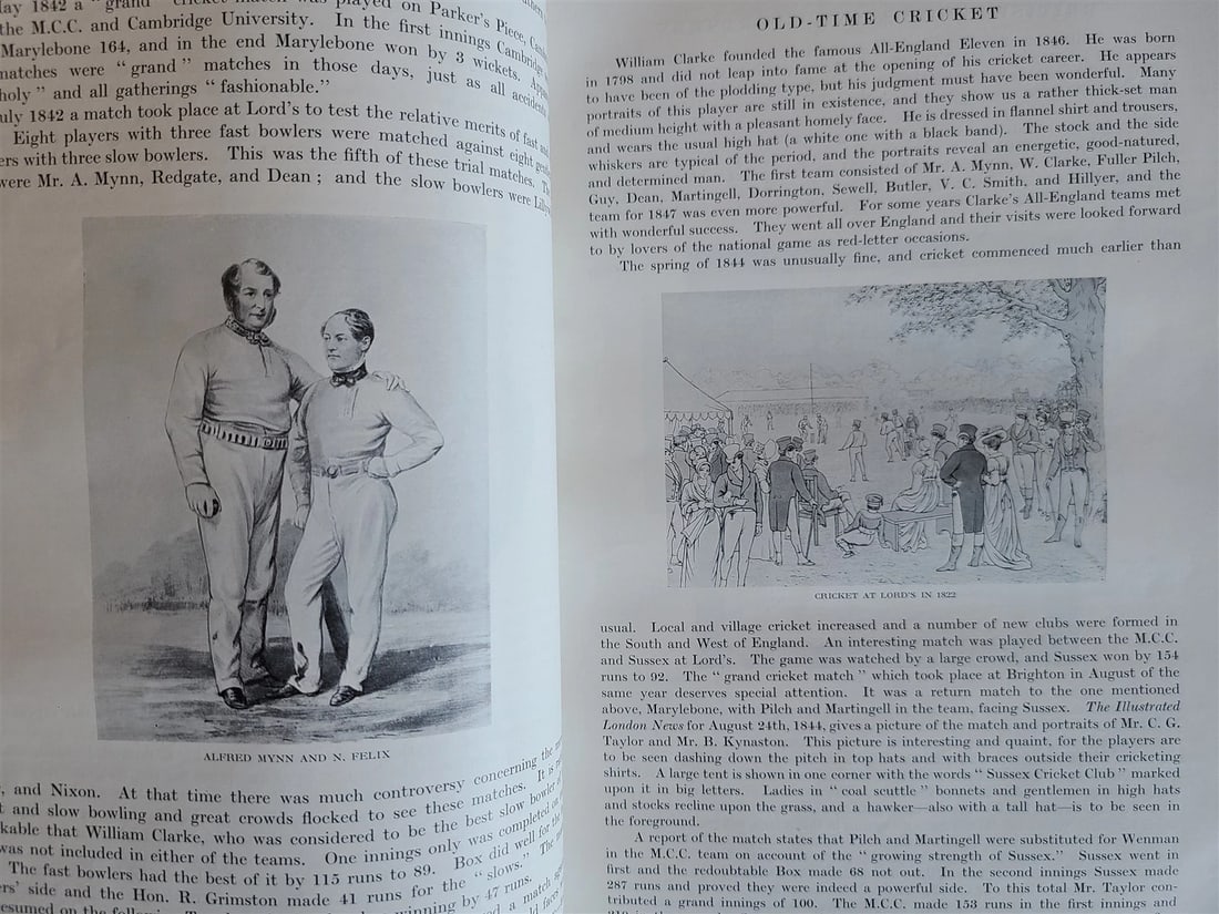 BRITISH SPORTS & SPORTSMEN antique CRICKET & FOOTBALL ILLUSTRATED MASSIVE FOLIO - 5