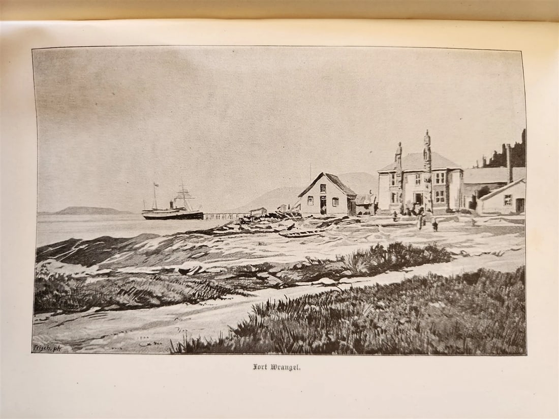 1897 Auf nach ALASKA by J. Moller antique ILLUSTRATED in GERMAN - 19