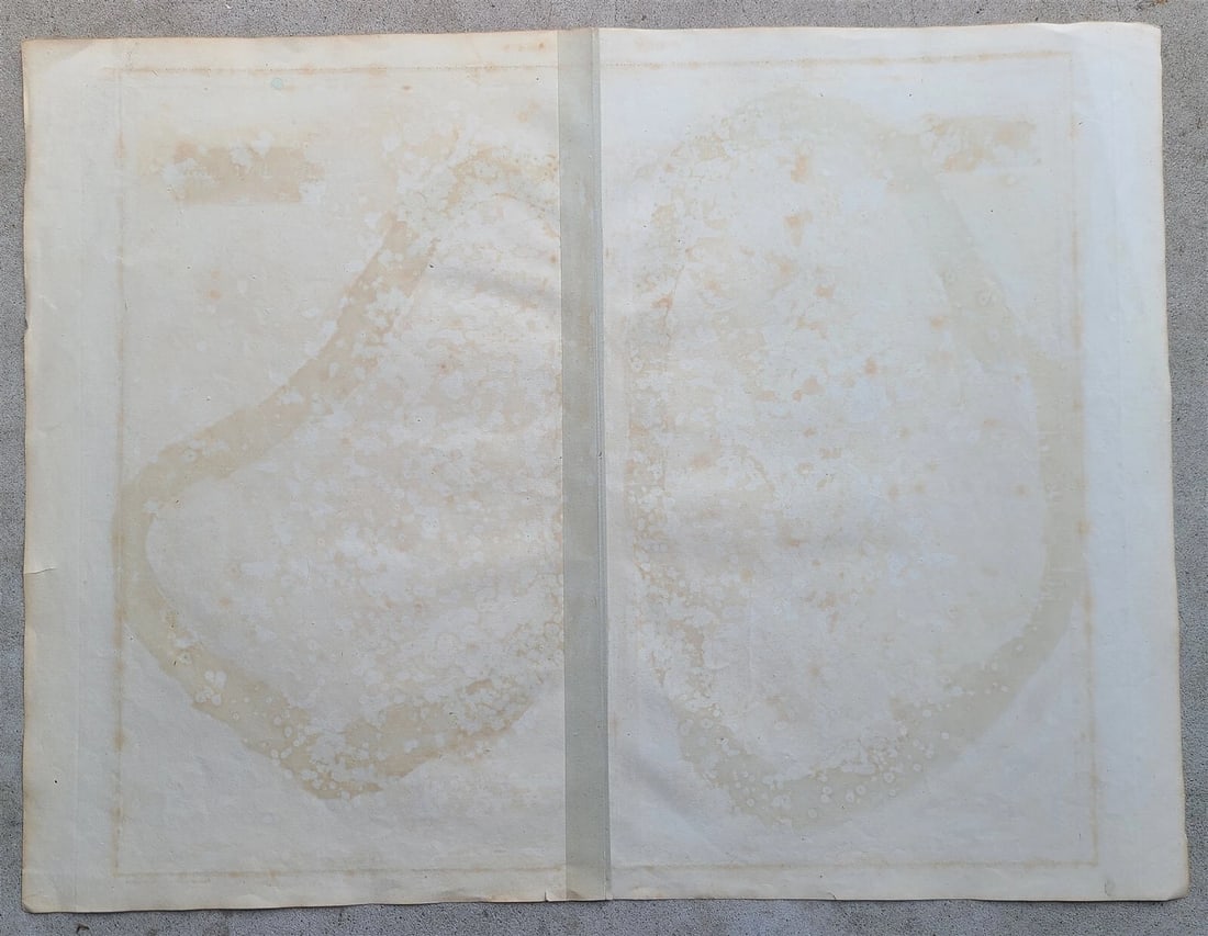 1814 MAP of WEST INDIA ISLANDS Carribean ST. VINCENT & BARBADOS antique 21 x 28" - 7