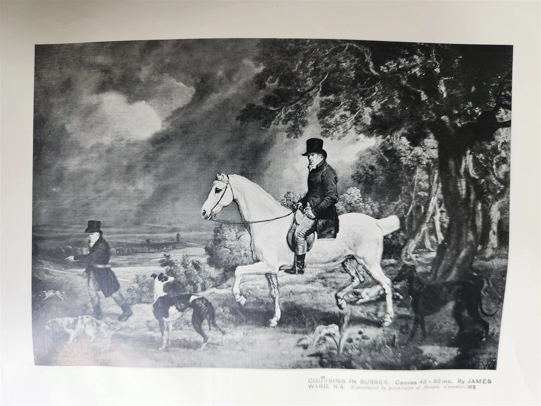 1922 BRITISH SPORTING ARTISTS antique ILLUSTRATED - 17