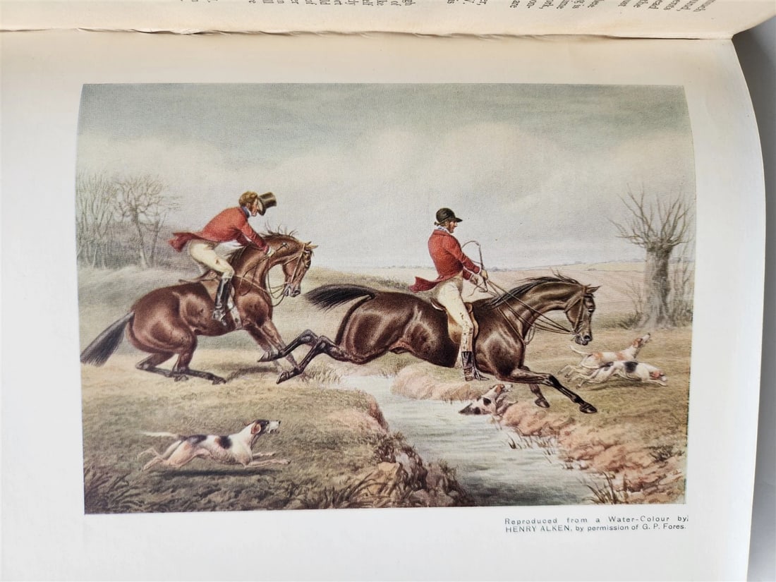 1922 BRITISH SPORTING ARTISTS antique ILLUSTRATED - 9