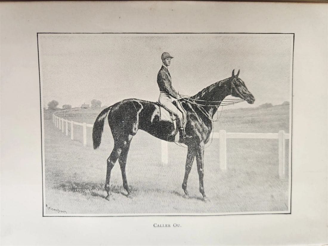 1889 IN THE NORTH COUNTREE ANNALS of HORSE HOUND & HERD antique ILLUSTRATED - 13