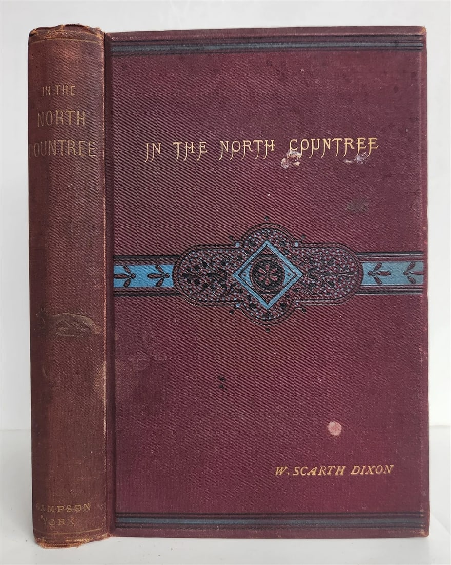 1889 IN THE NORTH COUNTREE ANNALS of HORSE HOUND & HERD antique ILLUSTRATED - 2