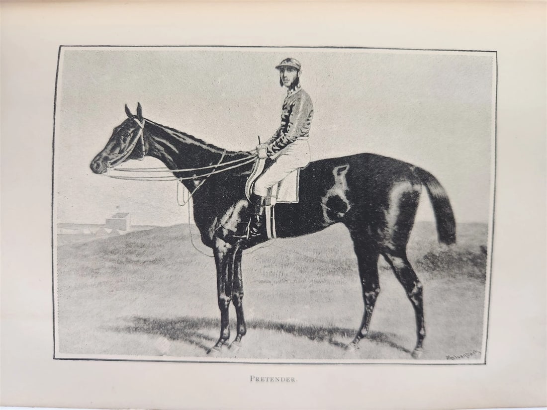 1889 IN THE NORTH COUNTREE ANNALS of HORSE HOUND & HERD antique ILLUSTRATED - 9