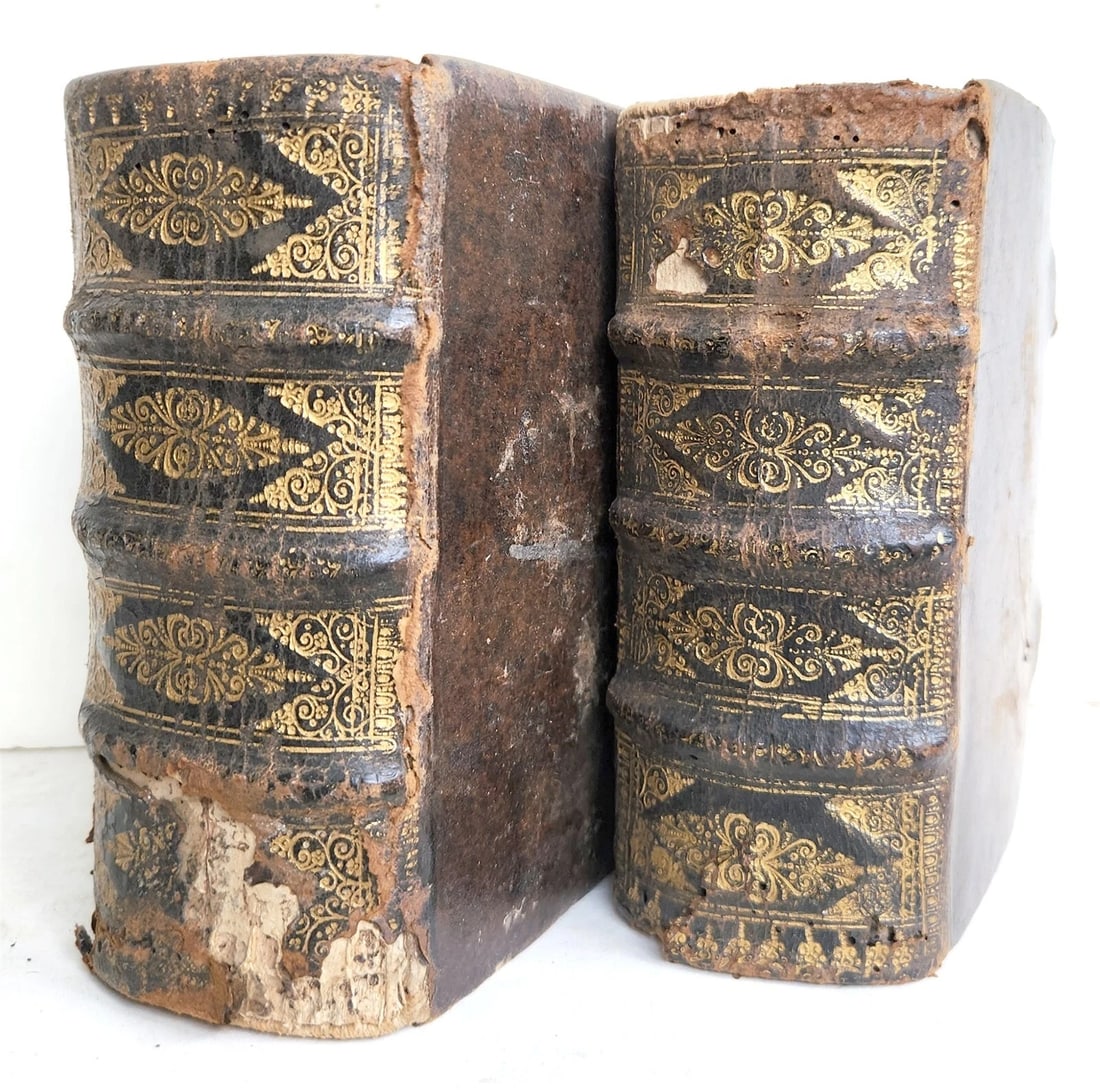 1573 SERMONS by San Vincenzo Ferrreri 2 VOLUMES antique 16th CENTURY in LATIN - 2