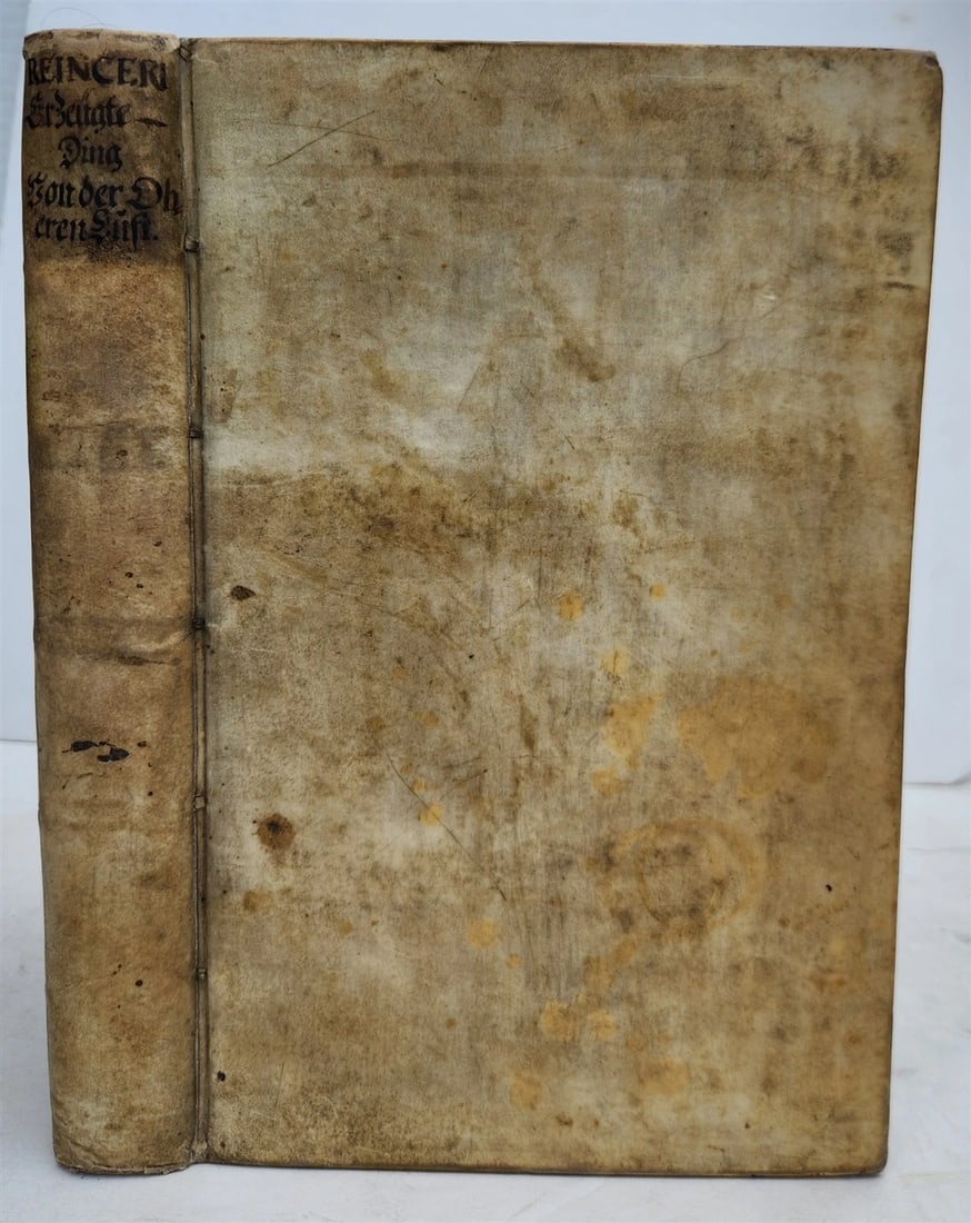 1712 METEOROLOGIA illustrated w/ 83 ENGRAVINGS antique in GERMAN VELLUM FOLIO - 2
