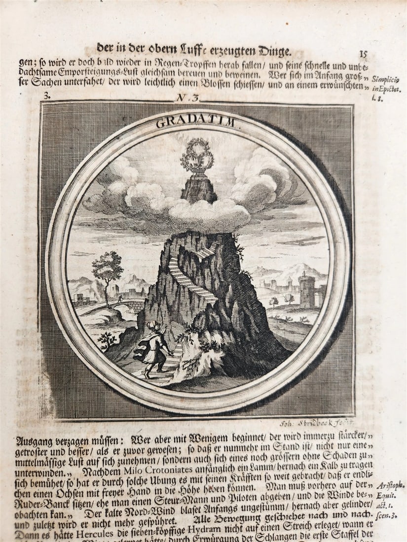 1712 METEOROLOGIA illustrated w/ 83 ENGRAVINGS antique in GERMAN VELLUM FOLIO - 3