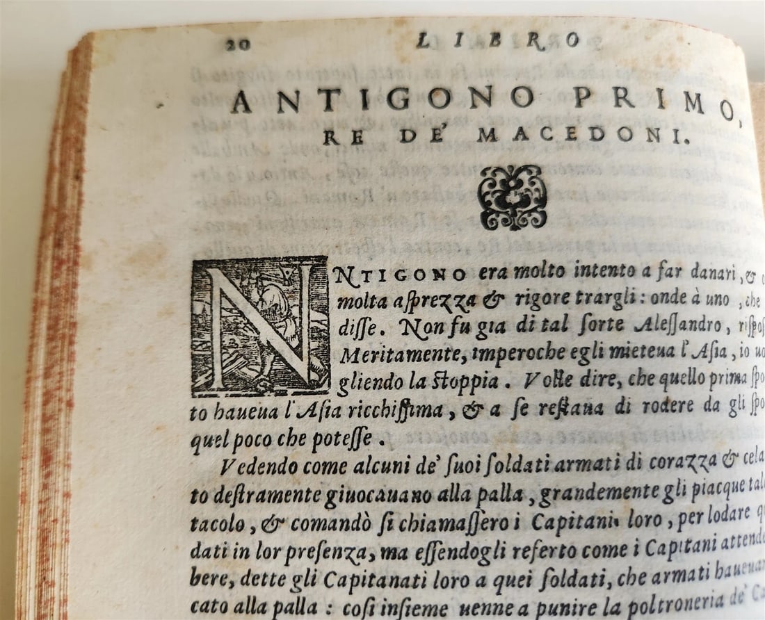1566 PLUTARCH antique 16th CENTURY in ITALIAN Apoftemmi di Plutarco - 7