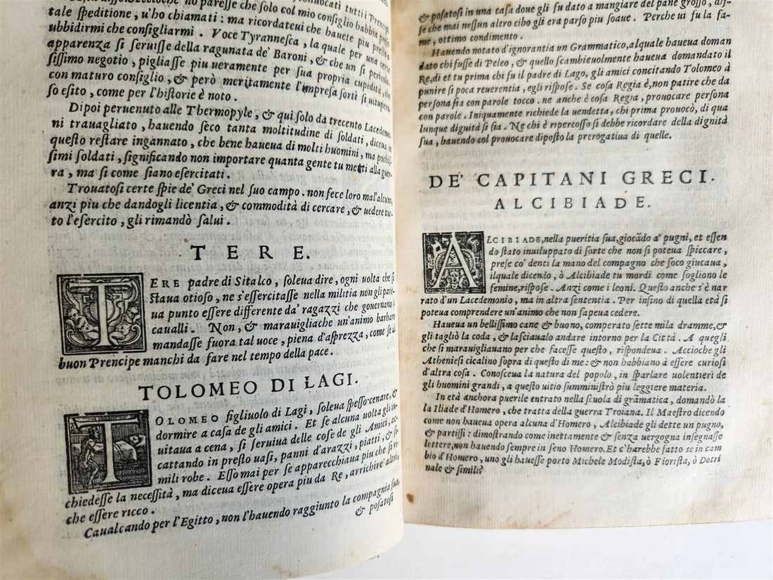 1566 PLUTARCH antique 16th CENTURY in ITALIAN Apoftemmi di Plutarco - 9