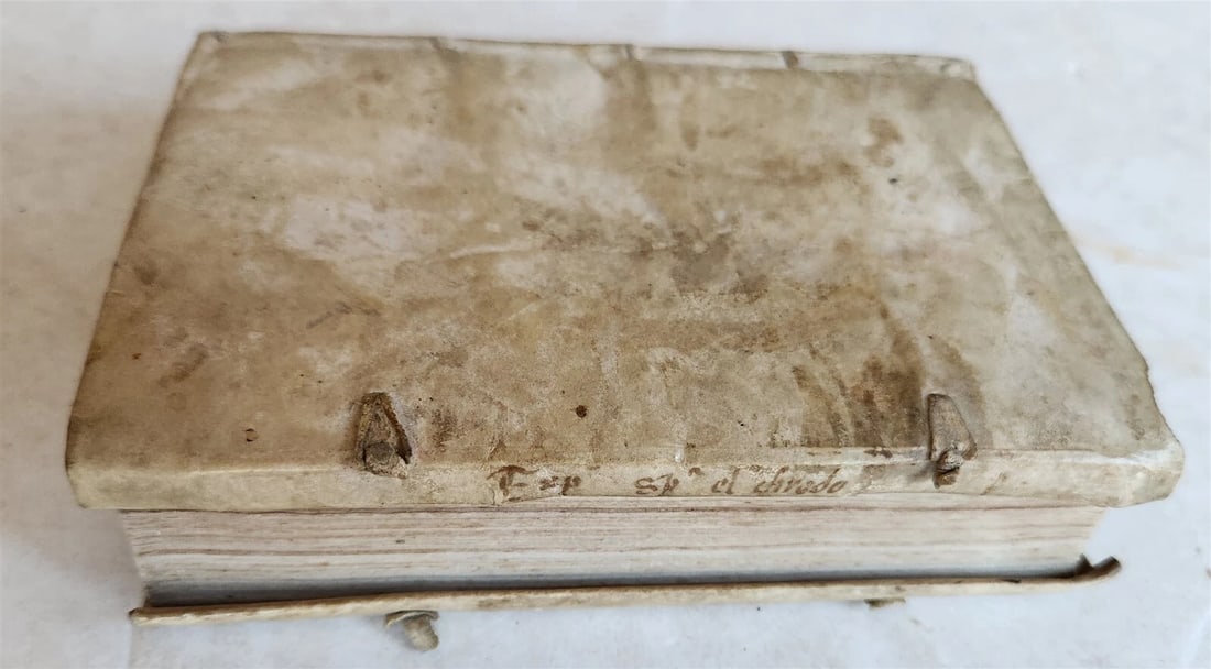 1550 ESPOSITIONE SOPRA IL CREDO by Domenico Cavalca Antique in ITALIAN vellum - 3