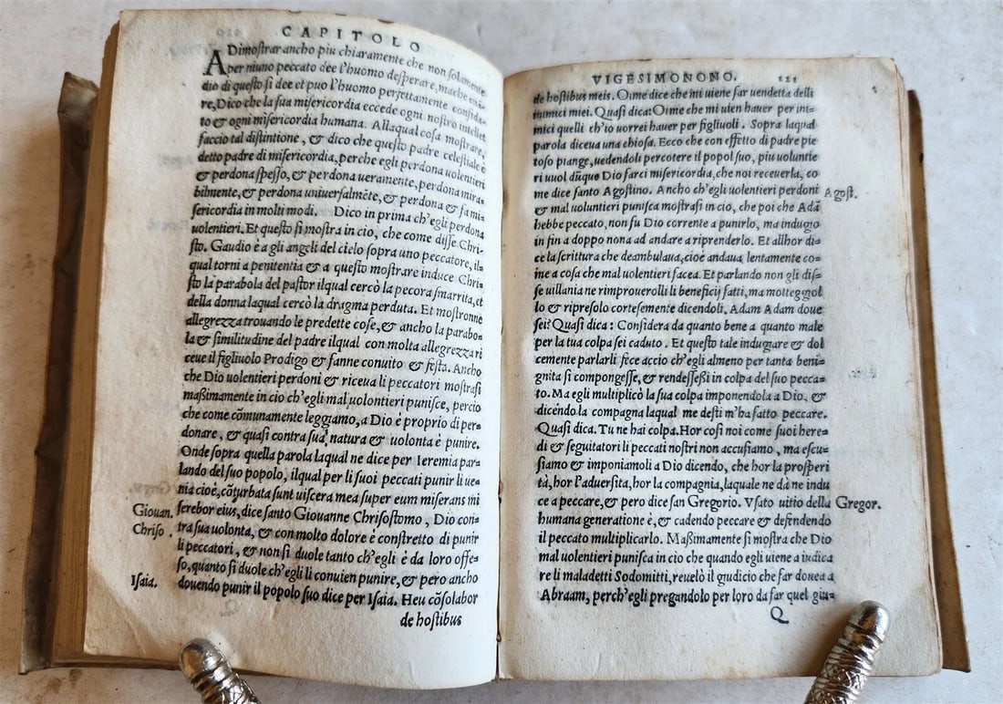 1550 ESPOSITIONE SOPRA IL CREDO by Domenico Cavalca Antique in ITALIAN vellum - 7