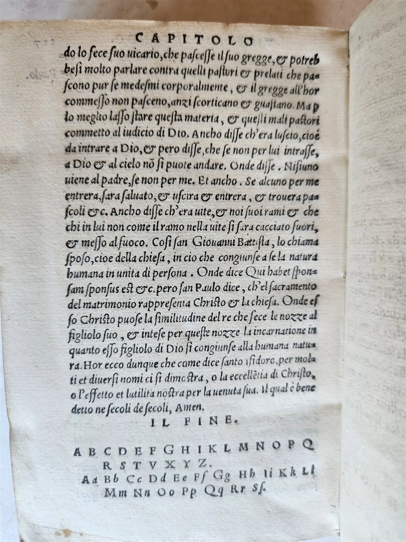 1550 ESPOSITIONE SOPRA IL CREDO by Domenico Cavalca Antique in ITALIAN vellum - 8